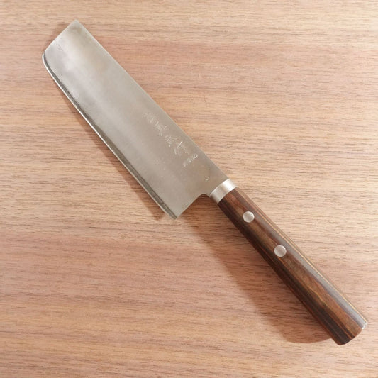 Maten Nakiri Knife, Sharpened, Laminated Steel, Maten, 165mm
