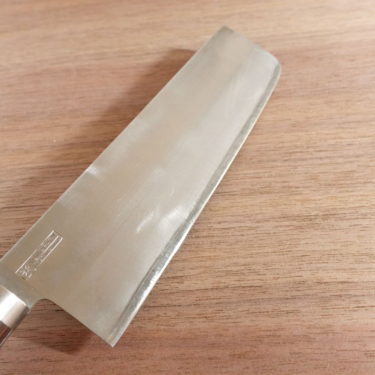Maten Nakiri Knife, Sharpened, Laminated Steel, Maten, 165mm