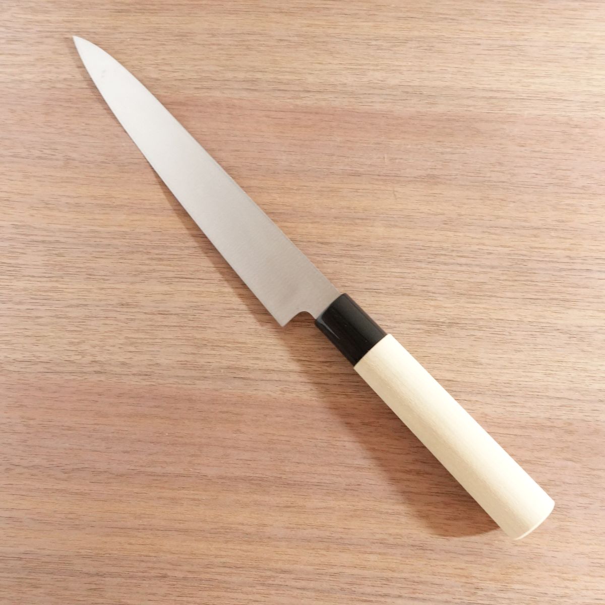 Yamato Shishi Yanagiba Knife, Sharpened, Stainless Steel, Sashimi Knife, Thin, Nearly Unused, 210mm