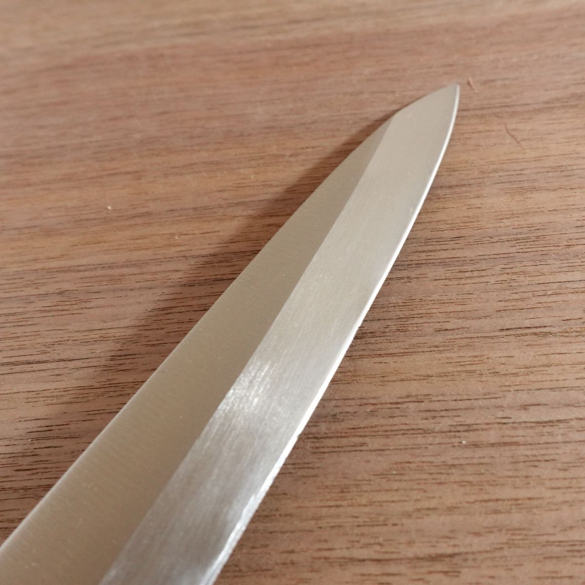 Yamato Shishi Yanagiba Knife, Sharpened, Stainless Steel, Sashimi Knife, Thin, Nearly Unused, 210mm