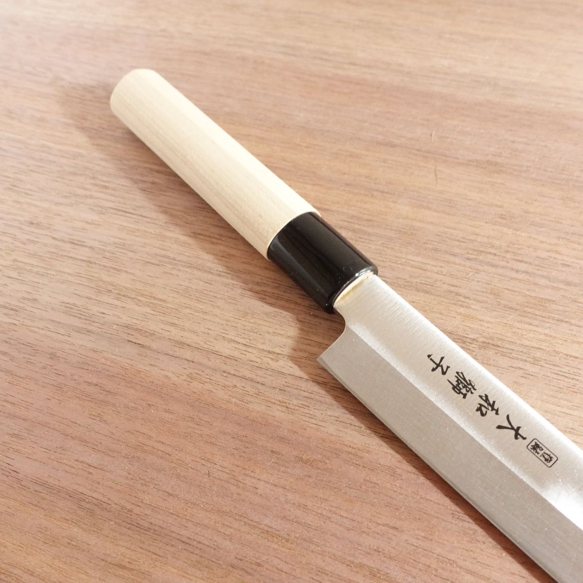 Yamato Shishi Yanagiba Knife, Sharpened, Stainless Steel, Sashimi Knife, Thin, Nearly Unused, 210mm