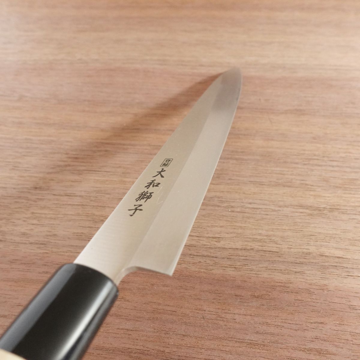 Yamato Shishi Yanagiba Knife, Sharpened, Stainless Steel, Sashimi Knife, Thin, Nearly Unused, 210mm