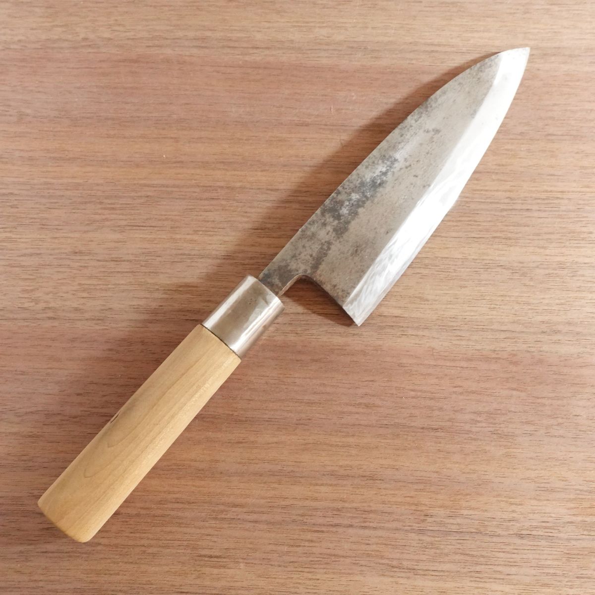 Sakai Yoshihiko Deba Knife, Sharpened, Special, Carbon Steel, Over 6 Sun, Single Bevel, 185mm