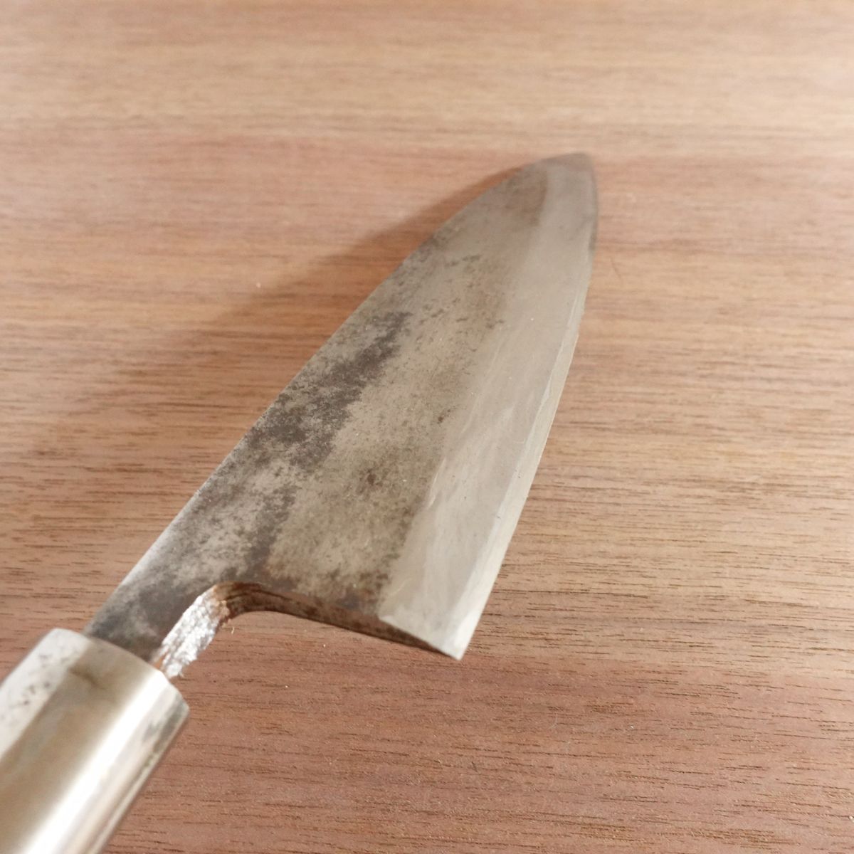 Sakai Yoshihiko Deba Knife, Sharpened, Special, Carbon Steel, Over 6 Sun, Single Bevel, 185mm