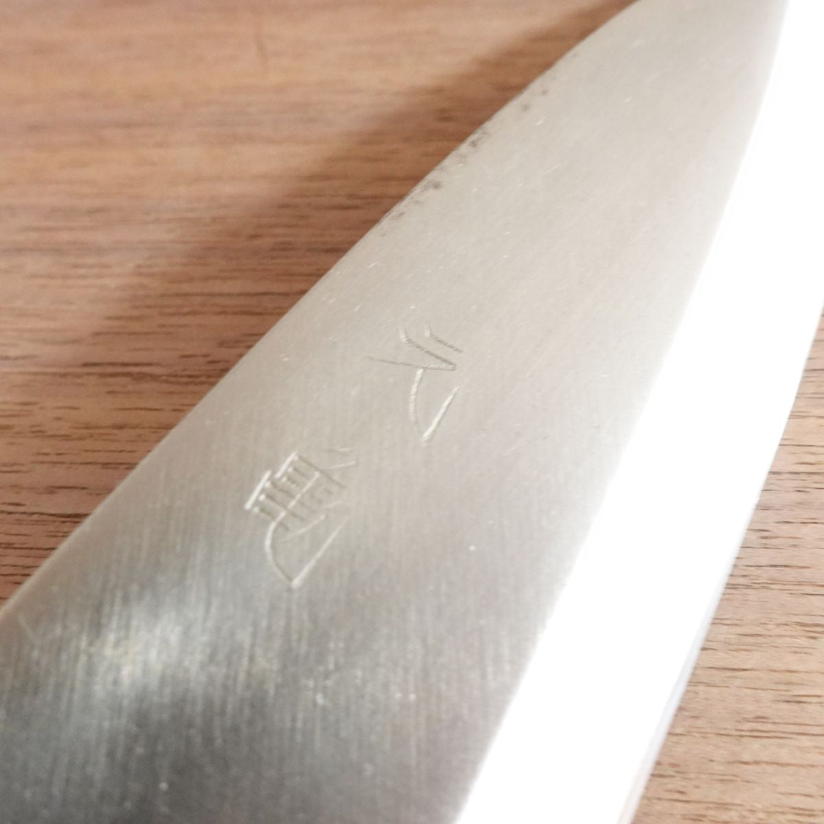 Genki Deba Knife, Sharpened, Carbon Steel, Single Bevel, Lightly Used, 155mm