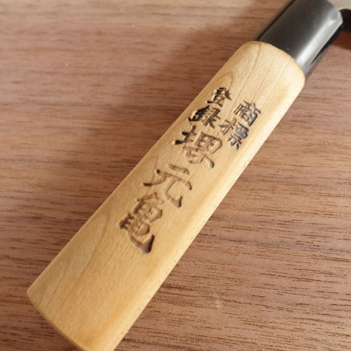 Genki Deba Knife, Sharpened, Carbon Steel, Single Bevel, Lightly Used, 155mm