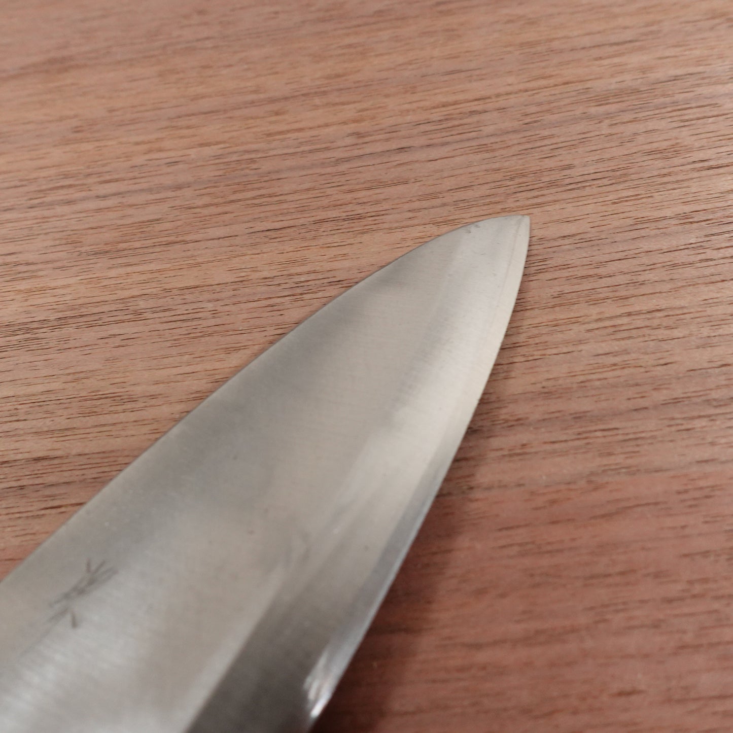 Sakai Genkichi Deba Knife, Sharpened, Negoro Lacquer Handle, Sakai Blade Sticker, Artisan Craft, Excellent Condition, 150mm