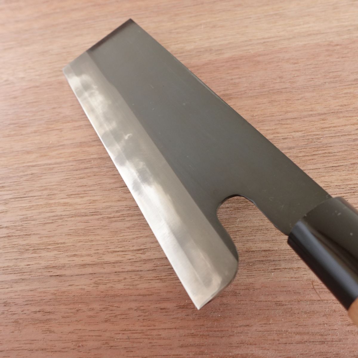 Seki Magoroku Soba Knife, Sharpened, Kurouchi Finish, Noodle Cutter, Boxed, Nearly Unused, 215mm