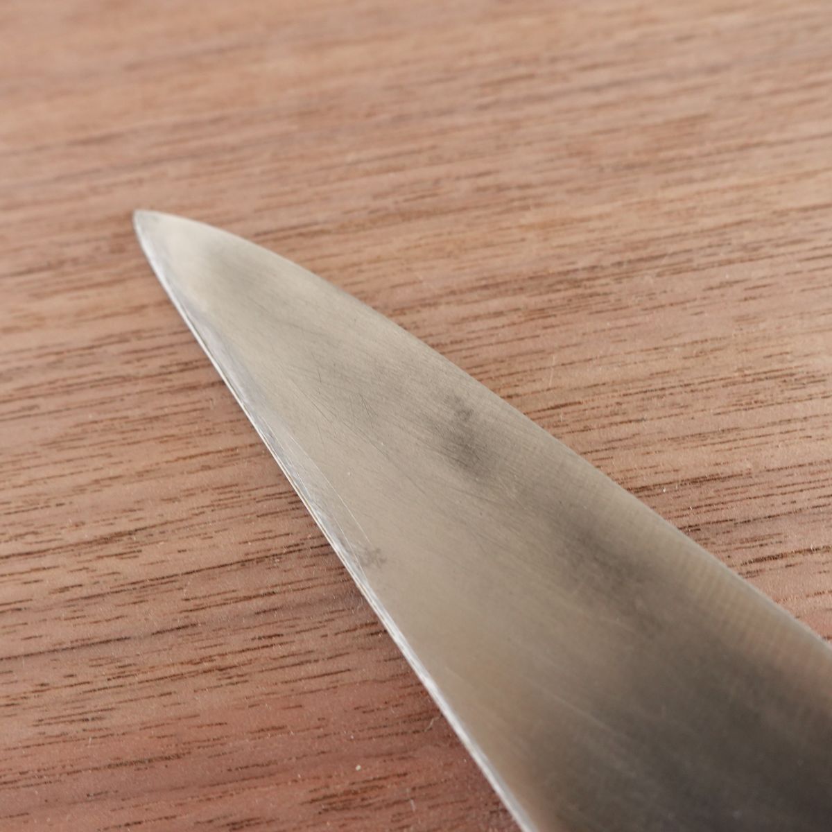 Hiromoto Gyuto Knife, Sharpened, Hagane Hon-Warikomi, Straight Edge Profile, 175mm
