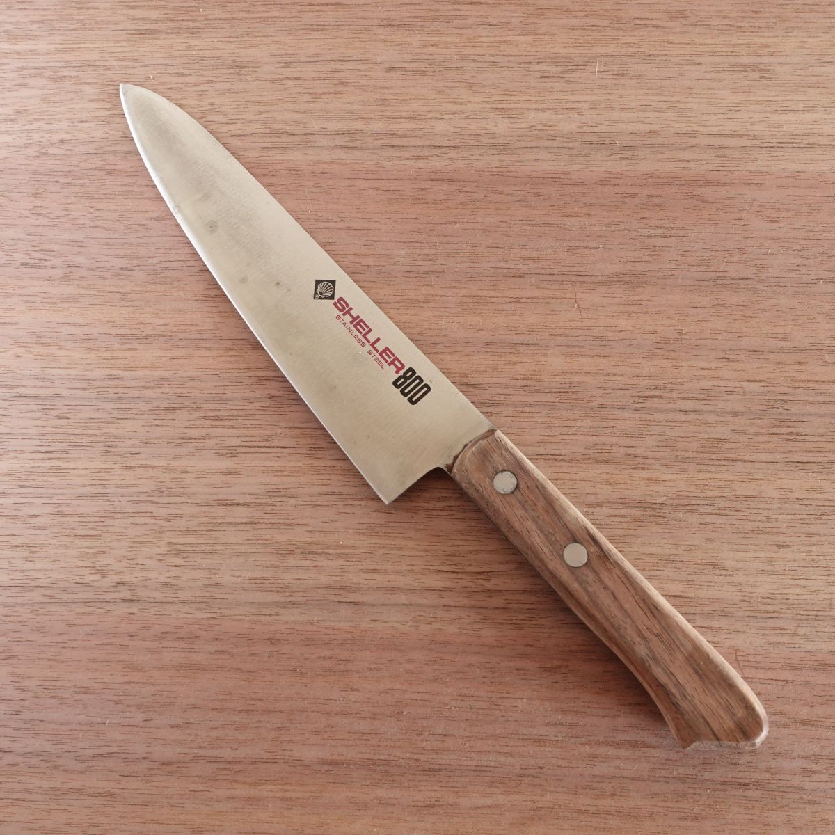 KAI Gyuto Knife, Sharpened, SHELLER800, Stainless Steel, All-Purpose Knife, 180mm