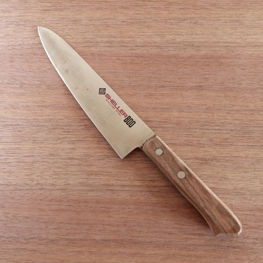 KAI Gyuto Knife, Sharpened, SHELLER800, Stainless Steel, All-Purpose Knife, 180mm