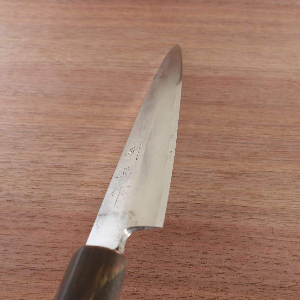 Norimasa Yanagiba Knife, Sharpened, Water Buffalo Handle, Sashimi Knife, Handle Crack, 270mm