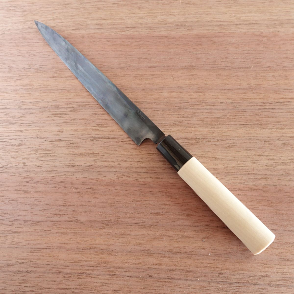 [HYPER REBORN] Fugen Yanagiba Knife, Sharpened, Black Oxide Finish, Sashimi Knife, Hagane, 195mm