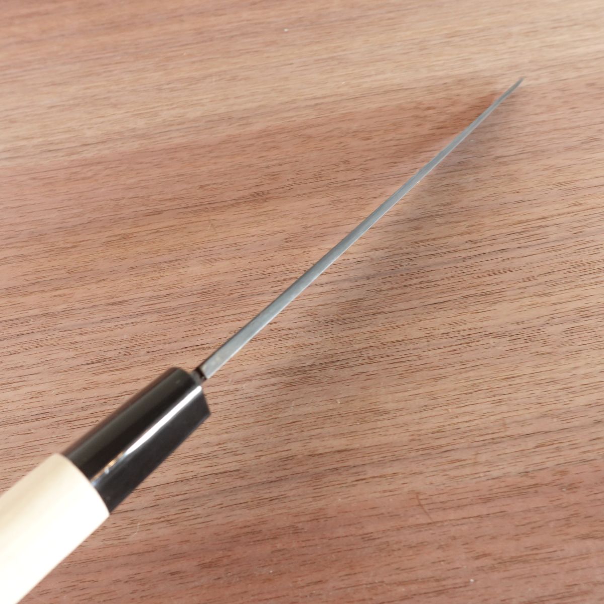 [HYPER REBORN] Fugen Yanagiba Knife, Sharpened, Black Oxide Finish, Sashimi Knife, Hagane, 195mm