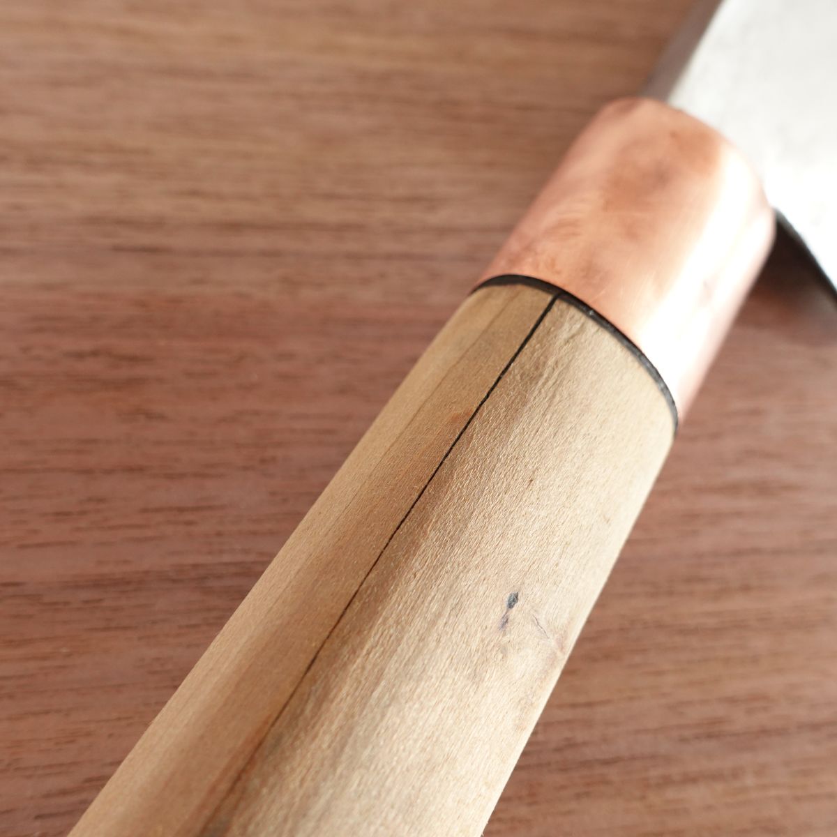 Deba Knife, Sharpened, Hagane, Single-Edged, Handle Crack, No Marking, 195mm