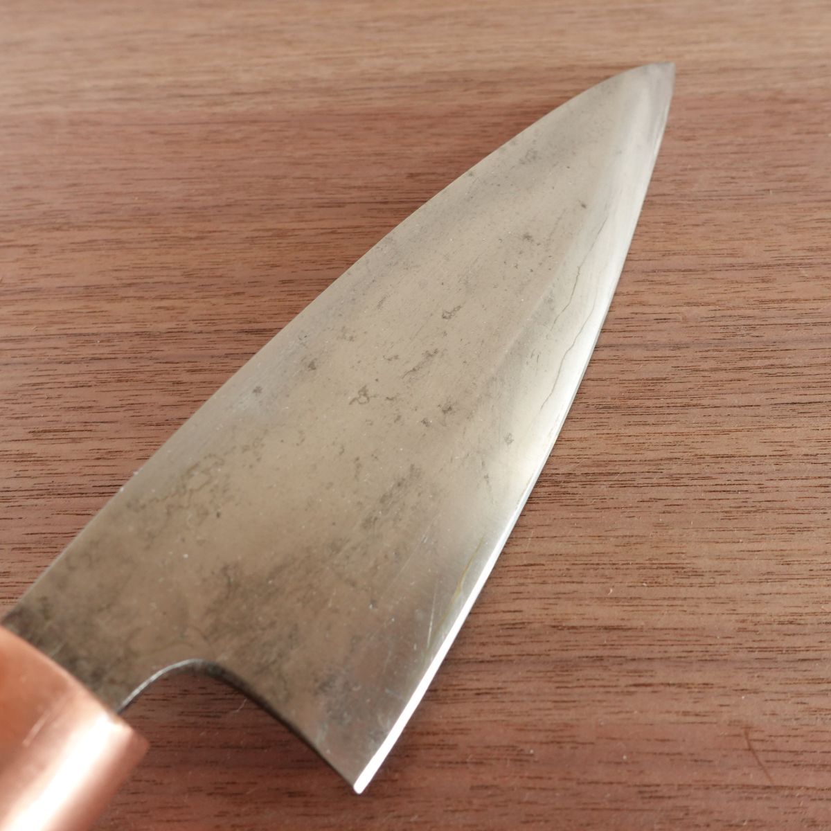 Deba Knife, Sharpened, Hagane, Single-Edged, Handle Crack, No Marking, 195mm