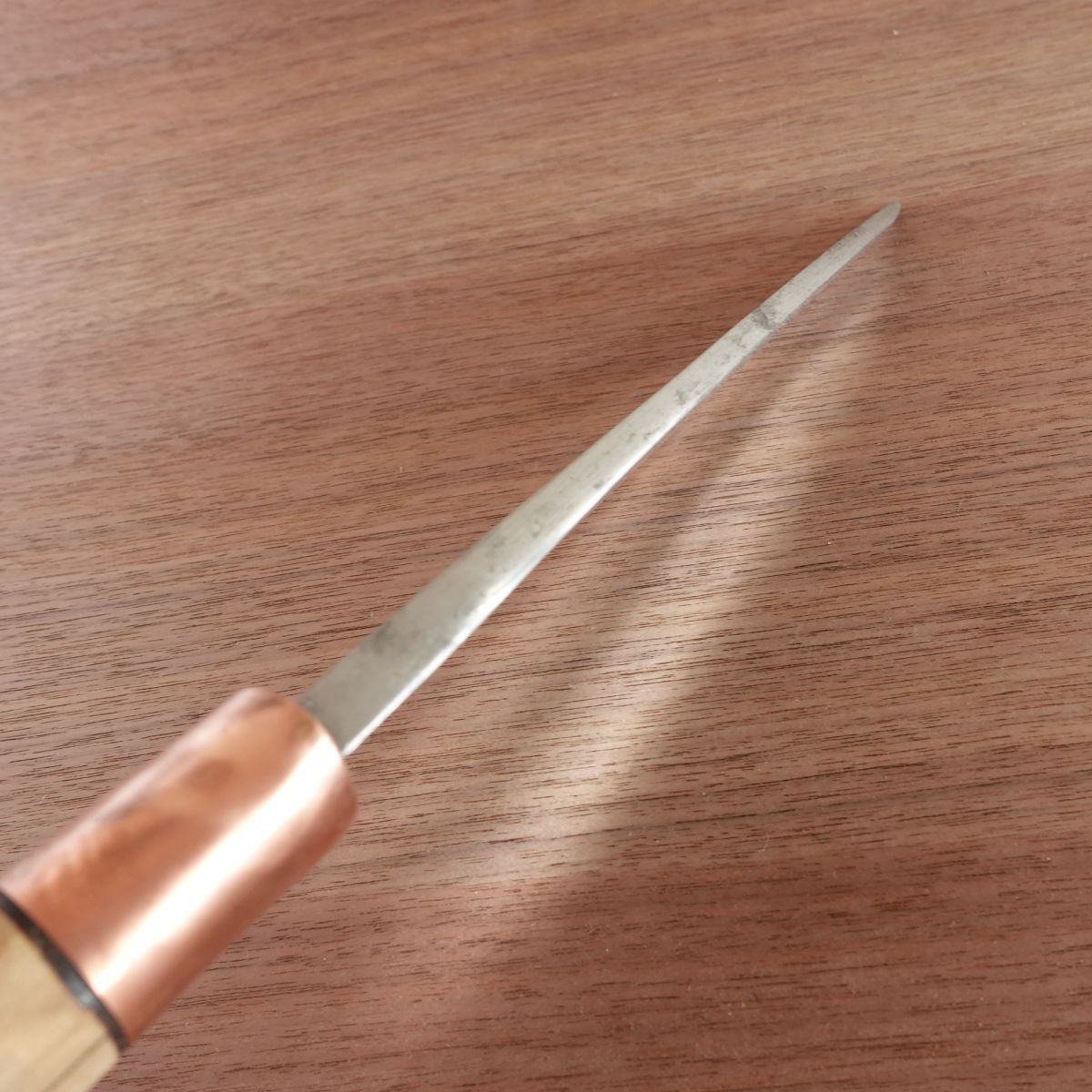 Deba Knife, Sharpened, Hagane, Single-Edged, Handle Crack, No Marking, 195mm