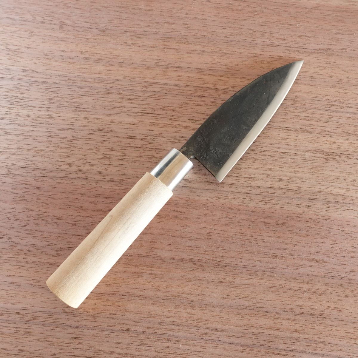 [HYPER REBORN] Masafumi Ko-Deba Knife, Sharpened, Black Oxide Finish, Aji Knife, Single-Edged, 110mm