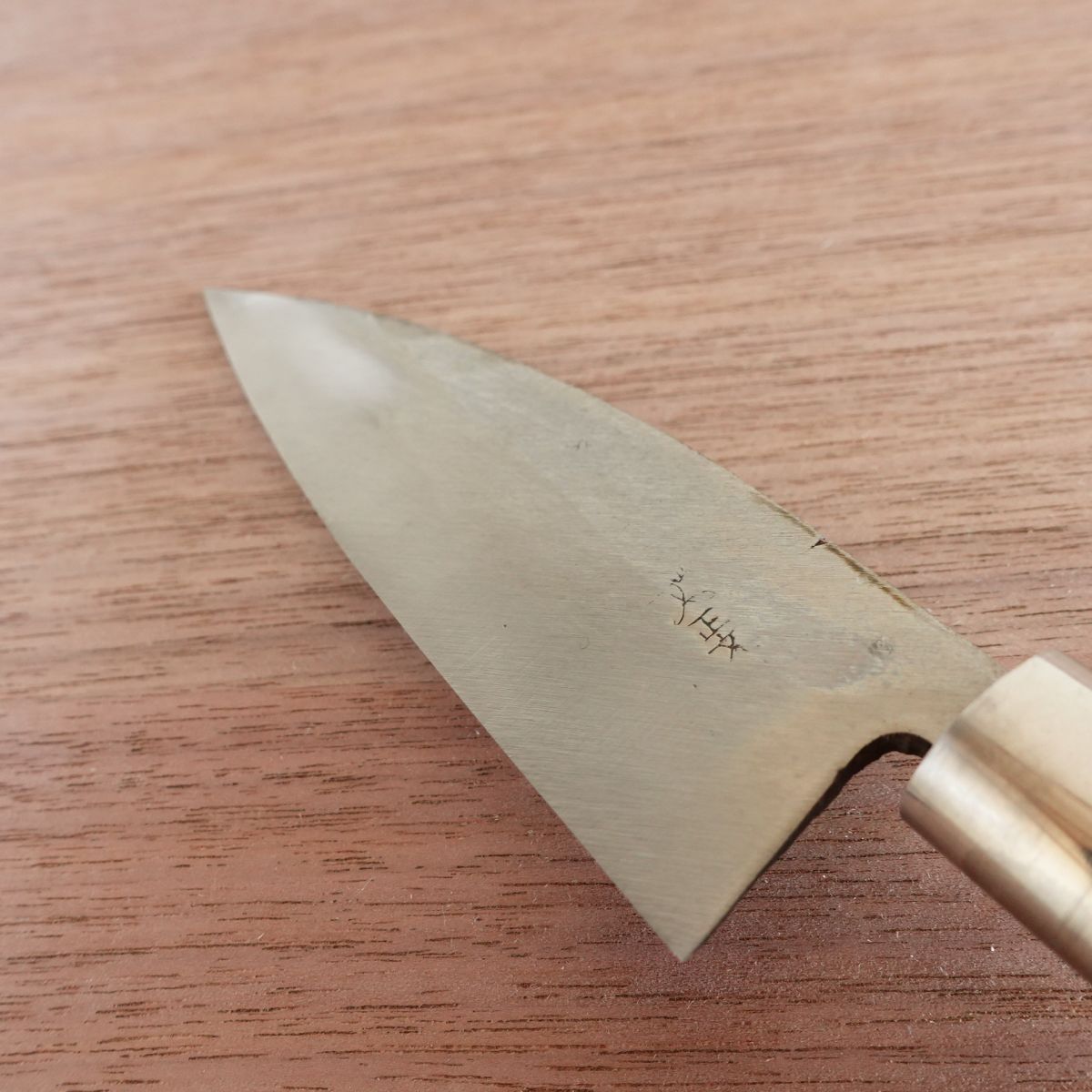 [HYPER REBORN] Masafumi Ko-Deba Knife, Sharpened, Black Oxide Finish, Aji Knife, Single-Edged, 110mm