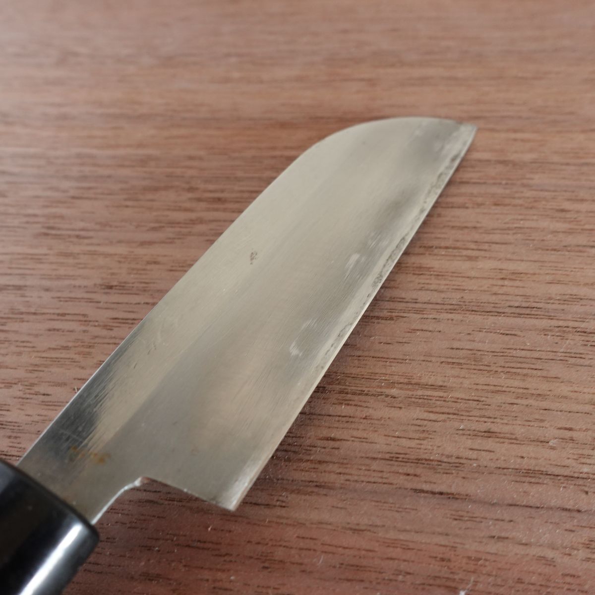 Kikuichimonji Norimune Mukimono Knife, Sharpened, Special Steel Hon-Warikomi, Futamigaura, Peeling Knife, 100mm