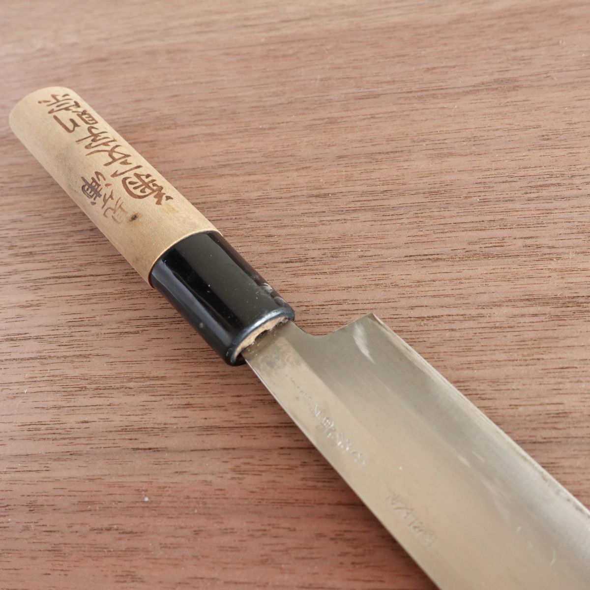 Kikuichimonji Norimune Mukimono Knife, Sharpened, Special Steel Hon-Warikomi, Futamigaura, Peeling Knife, 100mm