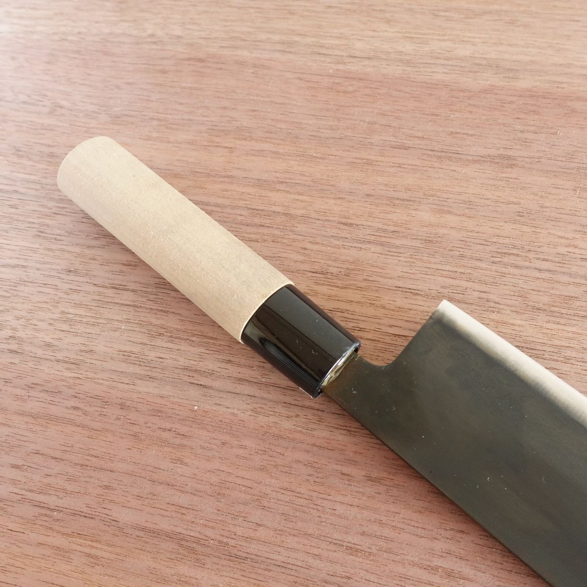 [HYPER REBORN] Tetsuhiro Nakiri Knife, Sharpened, Black Oxide Finish, Double-Edged, Vegetable Knife, 160mm