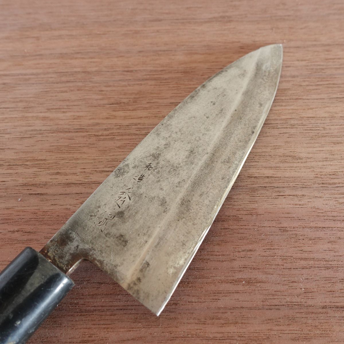 Hidetsuna Deba Knife, Sharpened, Traditional Japanese Style, Hagane, Single-Edged, 150mm