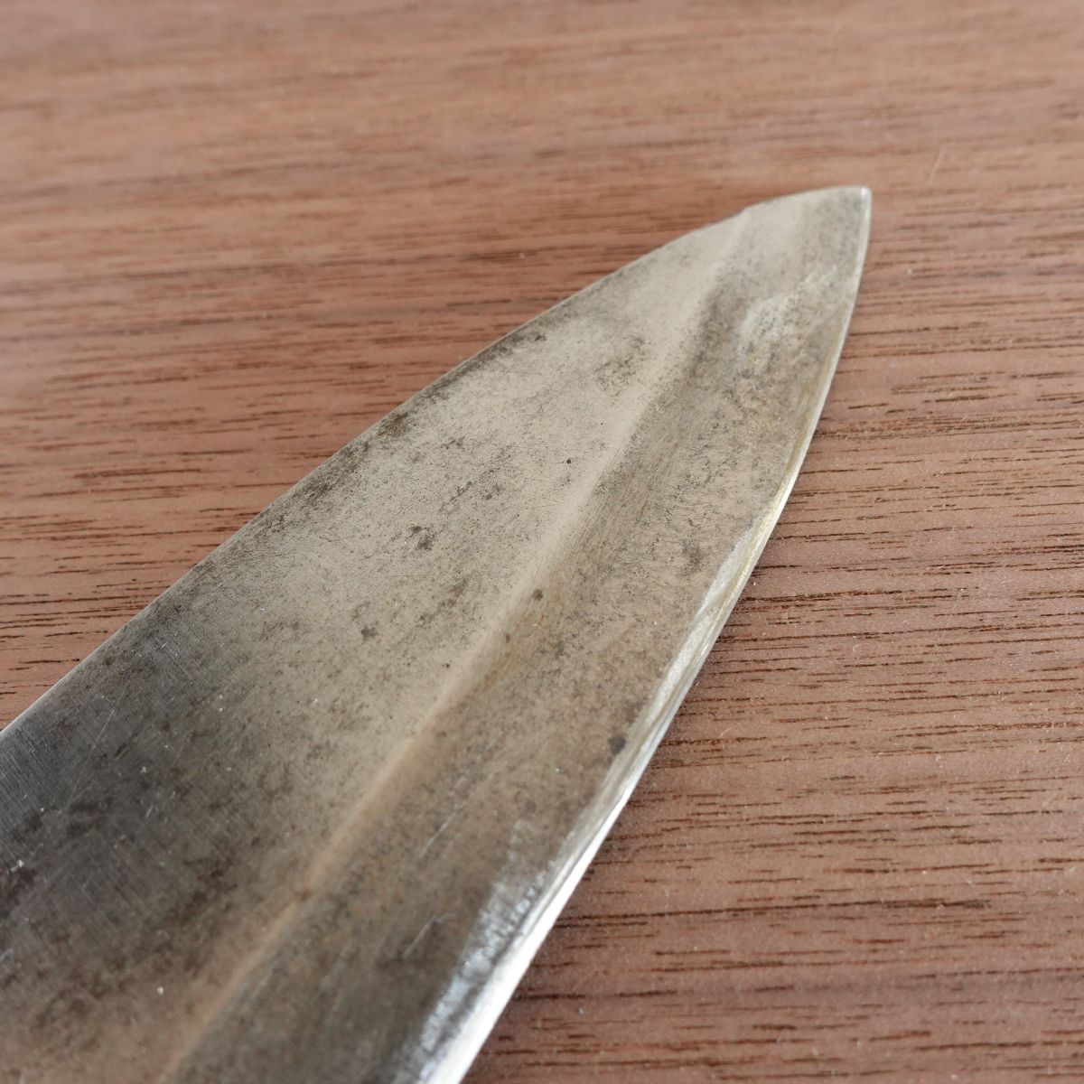 Hidetsuna Deba Knife, Sharpened, Traditional Japanese Style, Hagane, Single-Edged, 150mm