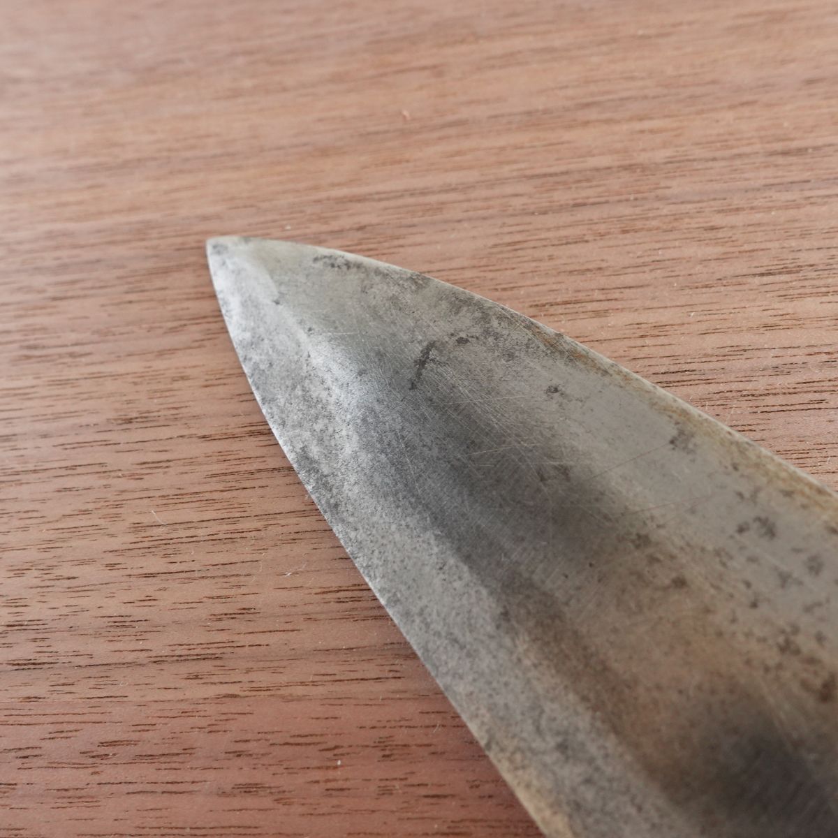 Hidetsuna Deba Knife, Sharpened, Traditional Japanese Style, Hagane, Single-Edged, 150mm