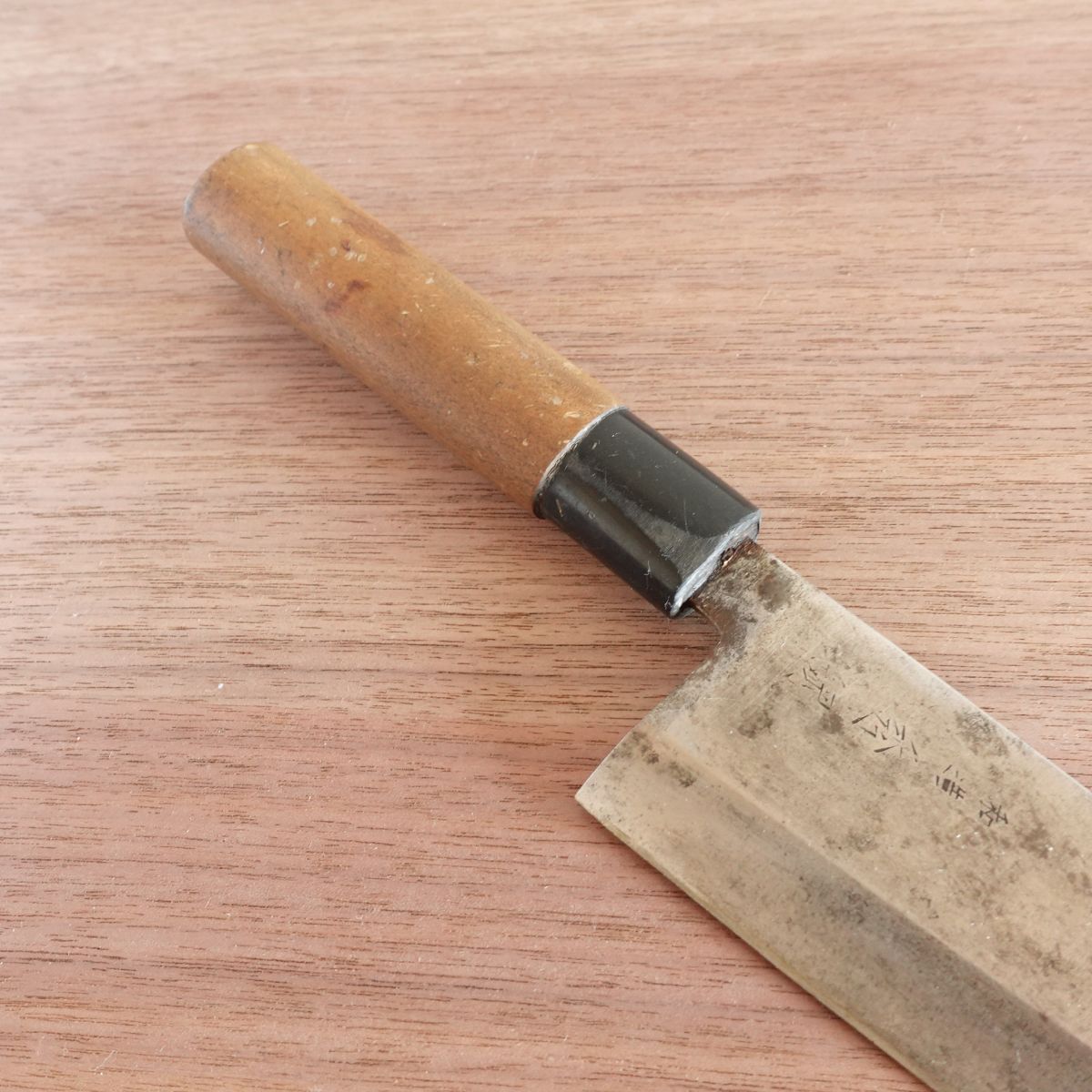 Hidetsuna Deba Knife, Sharpened, Traditional Japanese Style, Hagane, Single-Edged, 150mm