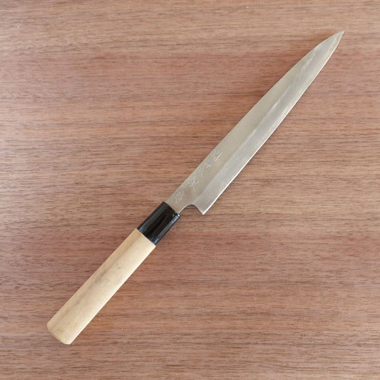 Seki Magoroku Yanagiba Knife, Sharpened, Ginju Series, Sashimi Knife, Hagane, 210mm