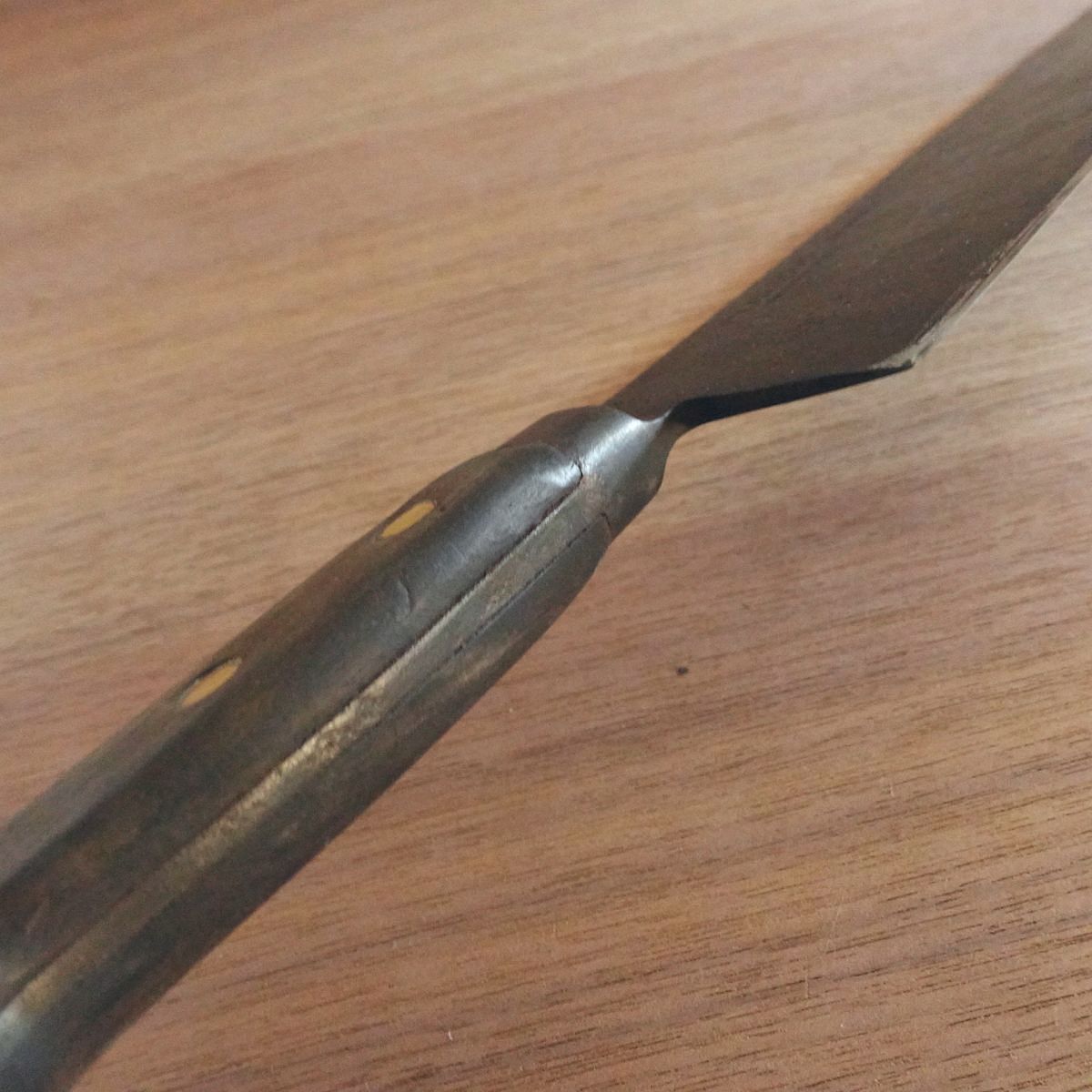 MISONO Western Deba Knife, Sharpened, Black Oxide Finish, Thick Blade, Swedish Steel, 275mm