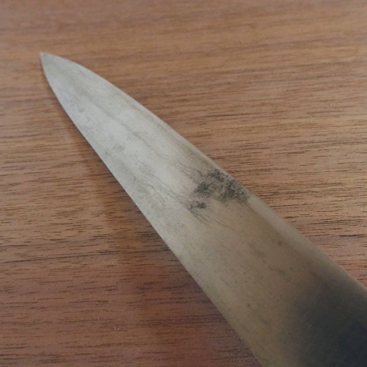 Kikutake Yanagiba Knife, Sharpened, Water Buffalo Handle, Sashimi Knife, Yasuki Steel, 240mm