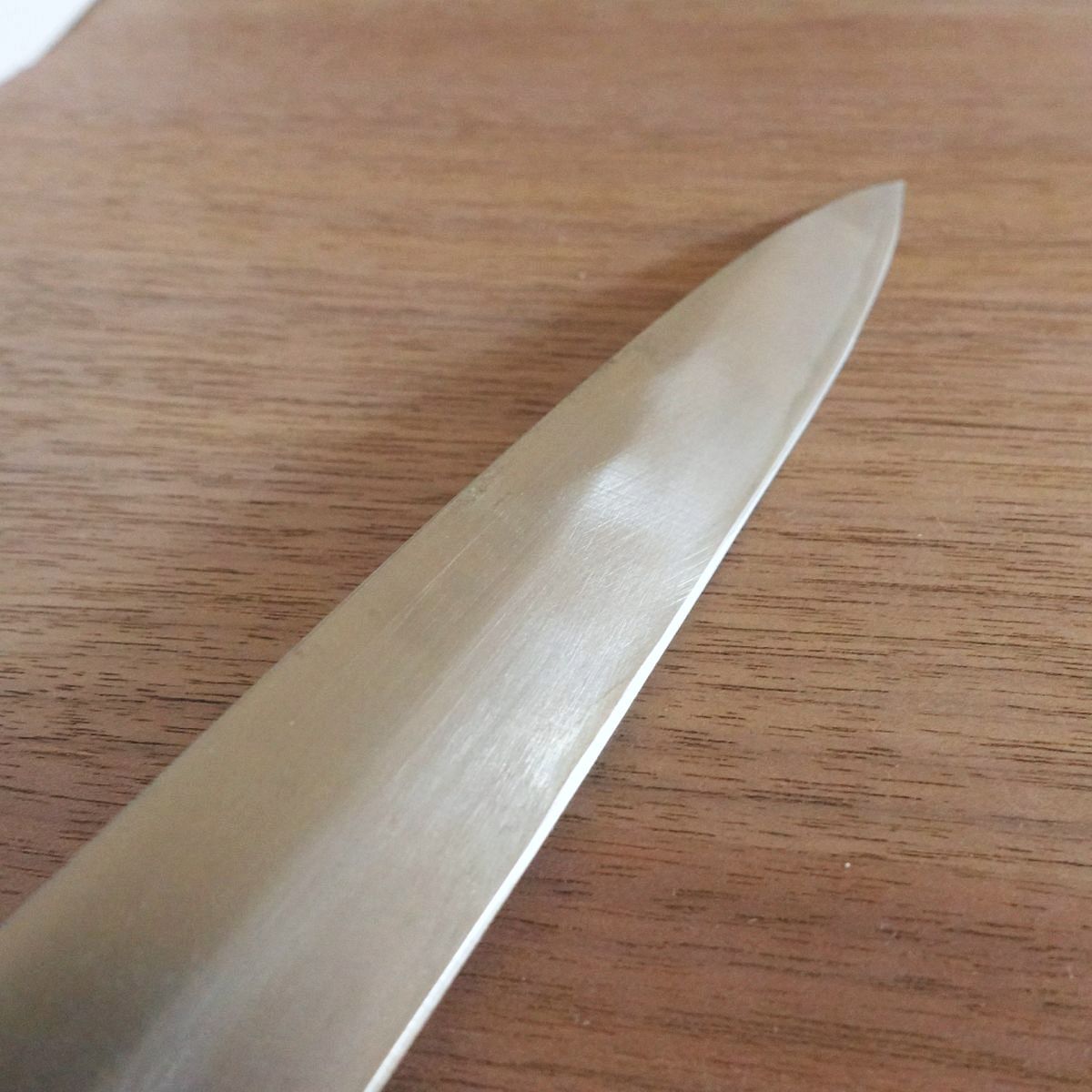 Kikutake Yanagiba Knife, Sharpened, Water Buffalo Handle, Sashimi Knife, Yasuki Steel, 240mm
