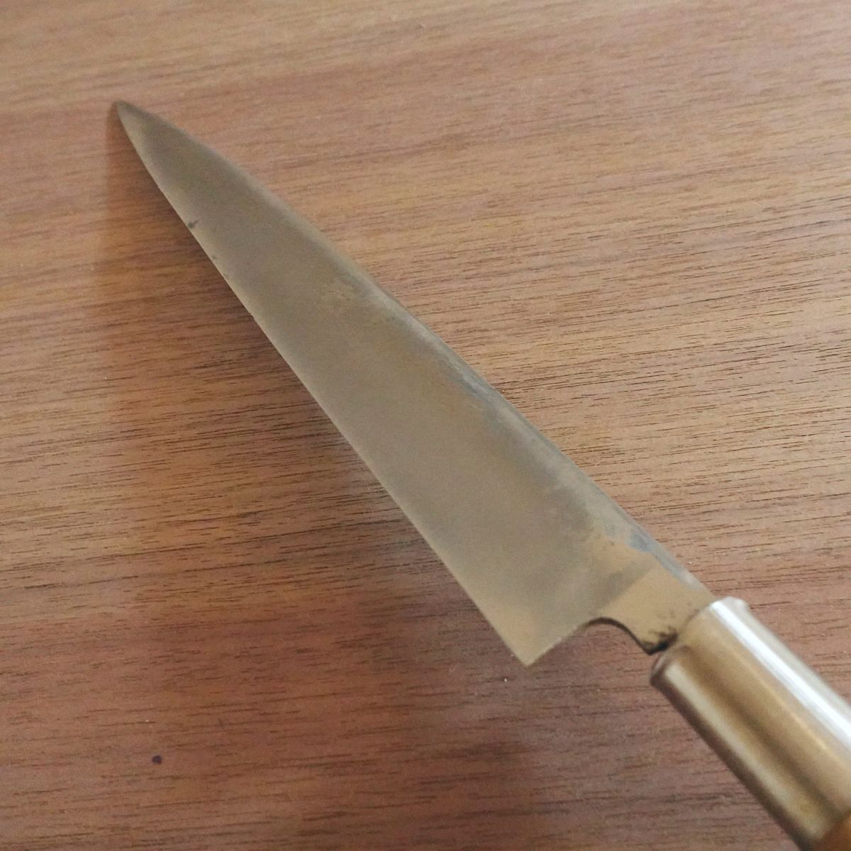 Sakai Mitsuyoshi Yanagiba Knife, Sharpened, Sashimi Knife, Hagane, Single-Edged, 215mm