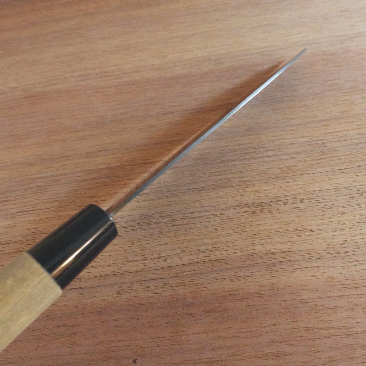 [HYPER REBORN] Tetsuhiro Santoku Knife, Sharpened, Black Oxide Finish, All-Purpose Knife, Hagane, 170mm