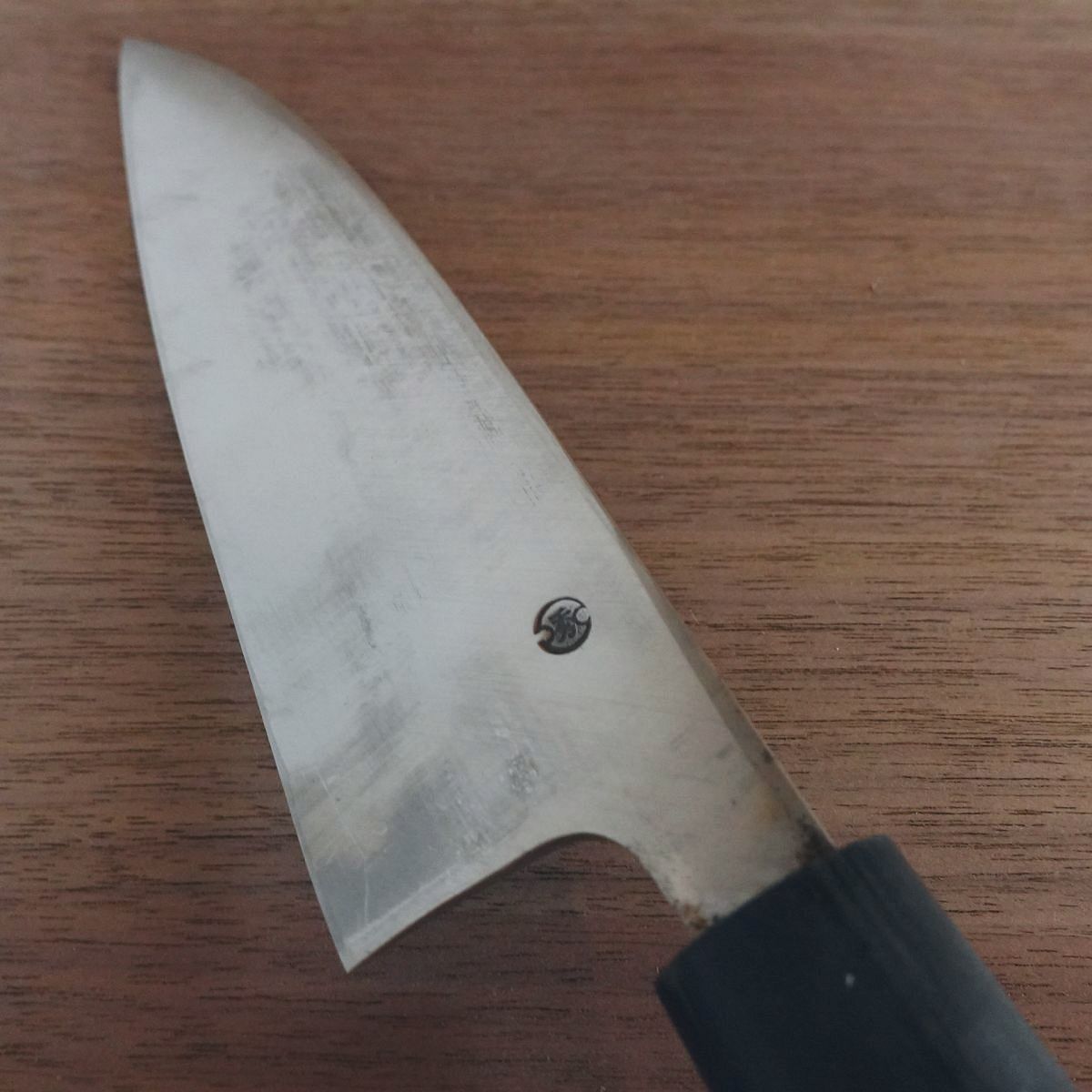 Takemitsu Funayuki Knife, Sharpened, Yasuki Silver Steel, Stainless, Slim Deba Style, 170mm