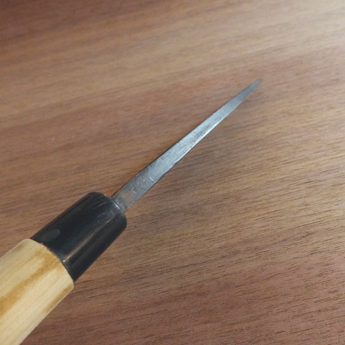 [HYPER REBORN] Special Aogami Steel Deba Knife, Sharpened, Black Oxide Finish, Tosa, Double-Edged, 160mm
