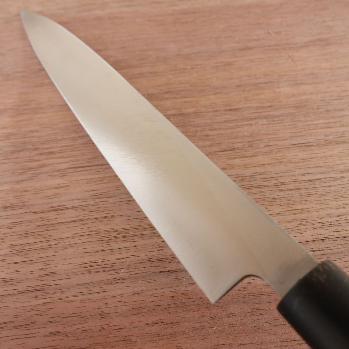 Sakai Kikumori Yanagiba Knife, Sharpened, Water Buffalo Handle, Custom Forged, Sashimi Knife, Nearly Unused, 210mm