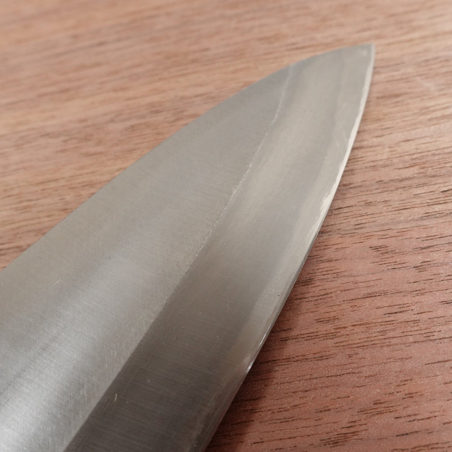 Sakai Kikumori Large Deba Knife, Sharpened, Water Buffalo Handle, Special, Boxed, Unused Stored Item, 215mm