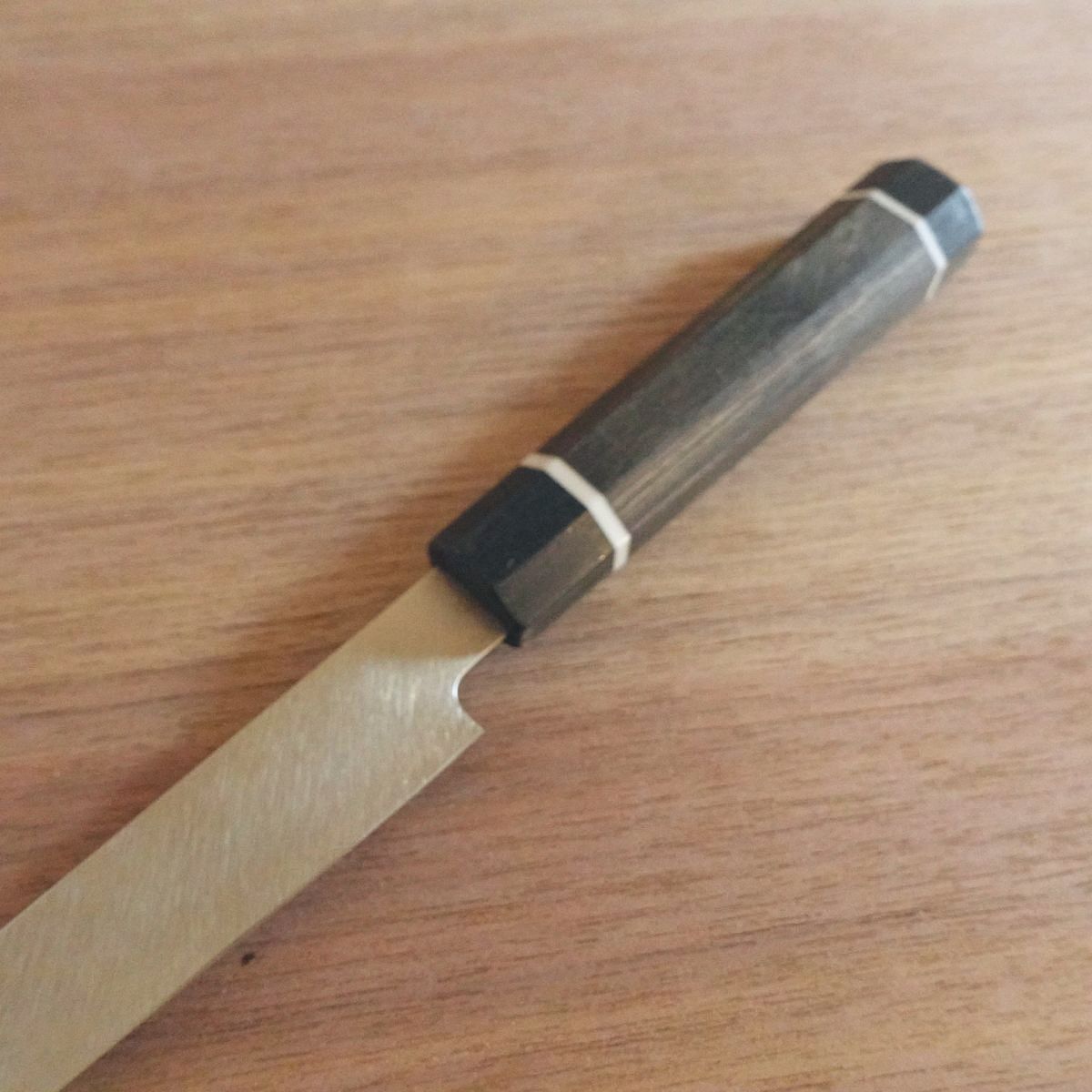 Raicho-no-Ren Petty Knife, Sharpened, R2 Powder Steel, Hiroki Kobayashi, Decorative Cutting, 155mm