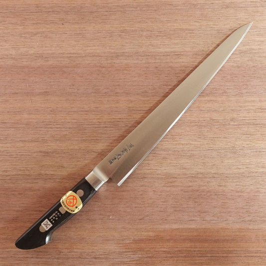 Jikko Sujihiki Knife, Slim Gyuto, Japanese Steel, With Sakai Blade Sticker, Unused, 270mm