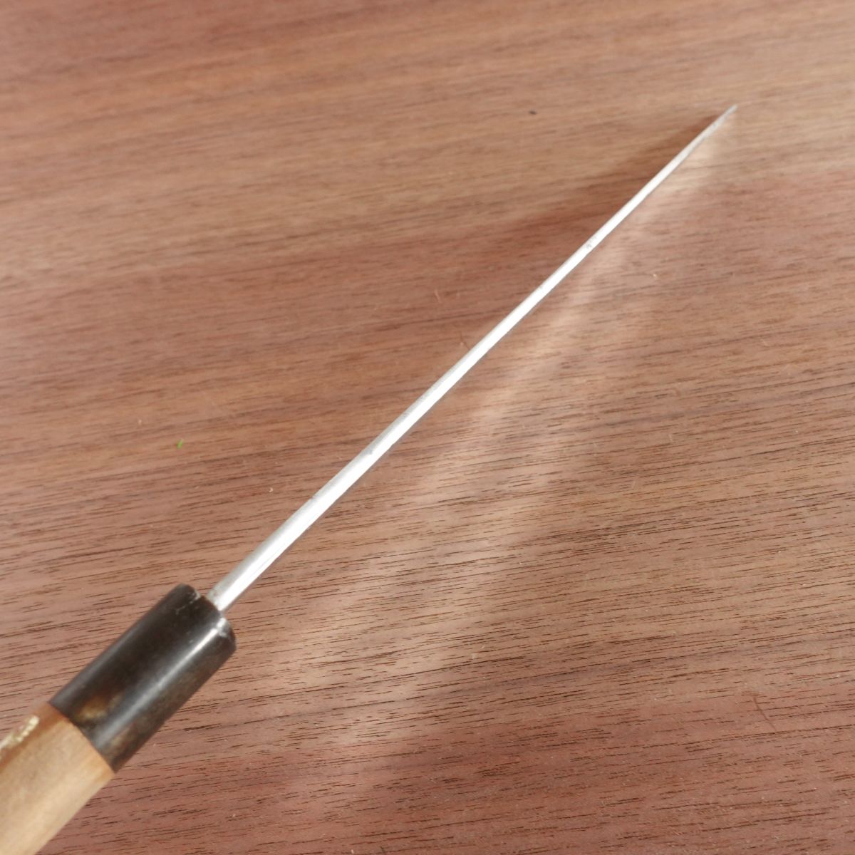 Sakai Sadamune Yanagiba Knife, Sharpened, Water Buffalo Handle, Custom Forged, Sashimi Knife, With Sakura Sticker, 240mm