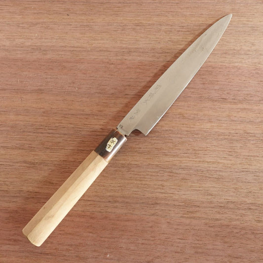 Seki Magoroku Yanagiba Knife, Sharpened, Shichiku Series, Water Buffalo Handle, Sashimi Knife, 180mm