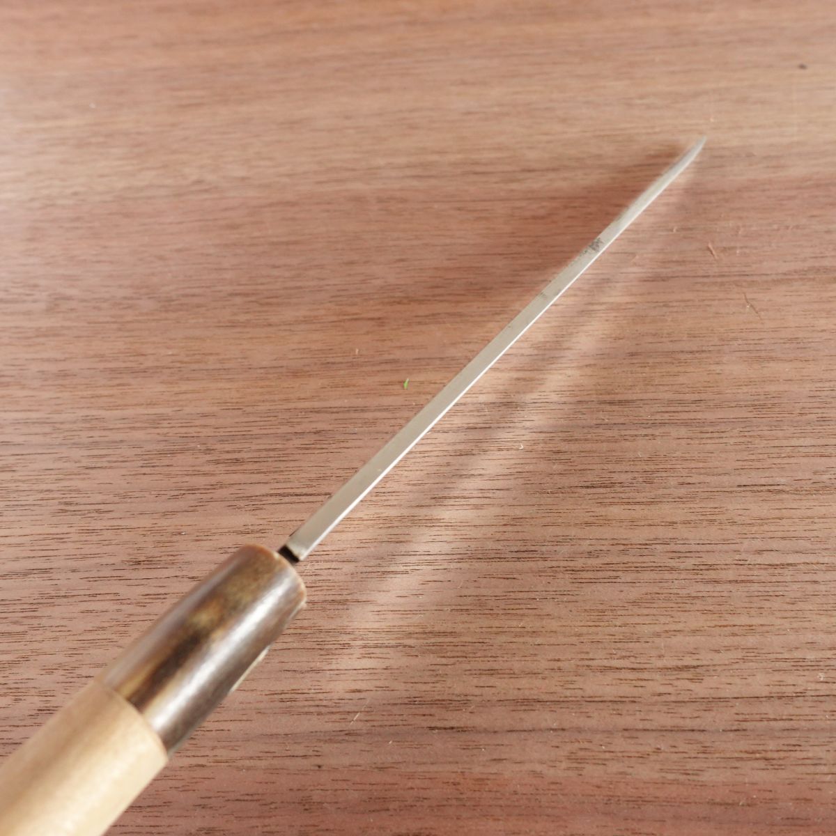 Seki Magoroku Yanagiba Knife, Sharpened, Shichiku Series, Water Buffalo Handle, Sashimi Knife, 180mm