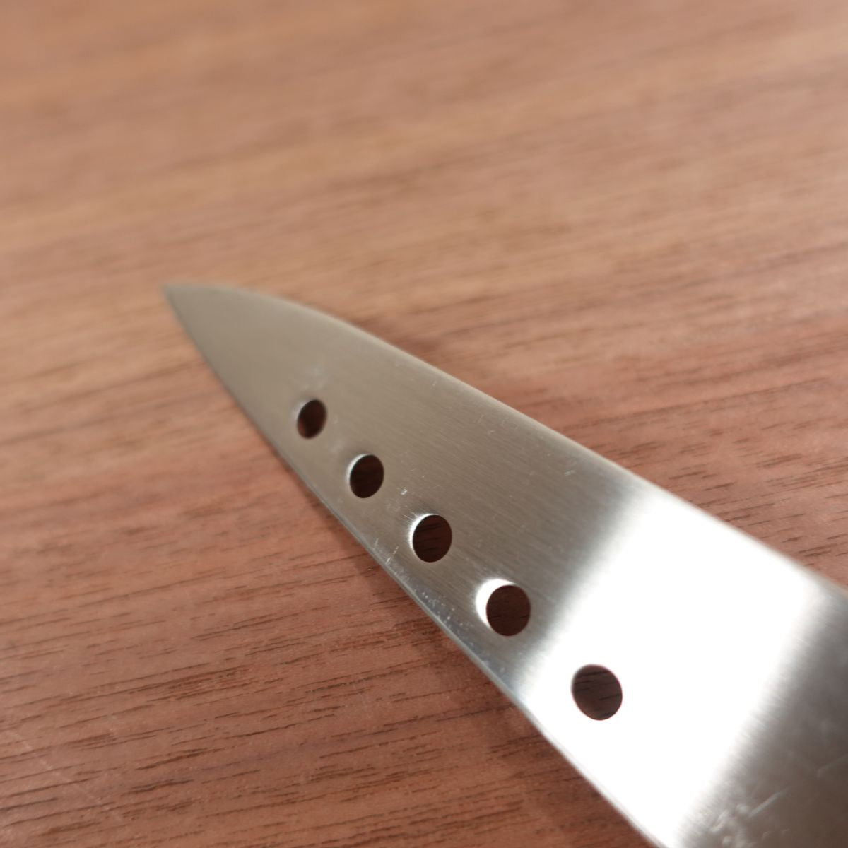 Tadateru Petty Knife, Sharpened, Fruit Knife, Granton Edge, Stainless Steel, Nearly Unused Stored Item, 140mm