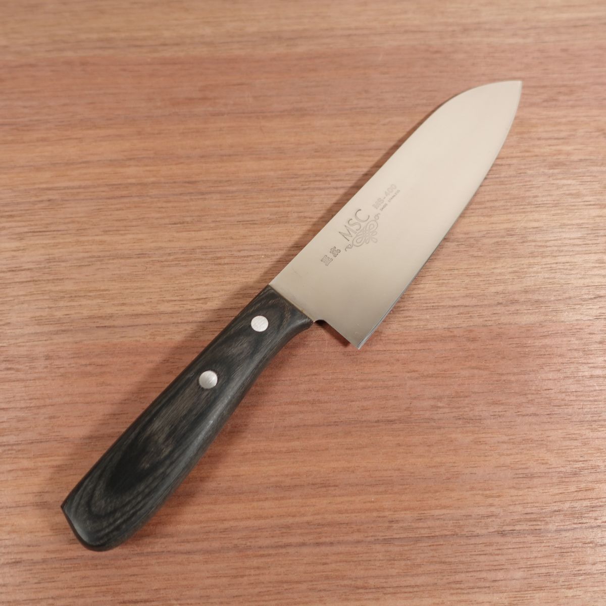 Masahiro Santoku Knife, Sharpened, MSC, All-Purpose Knife, MS-400, Stainless Steel, 170mm