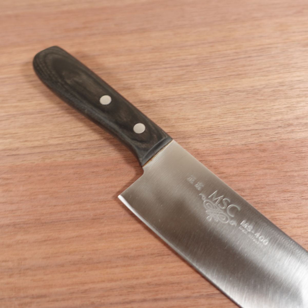 Masahiro Santoku Knife, Sharpened, MSC, All-Purpose Knife, MS-400, Stainless Steel, 170mm