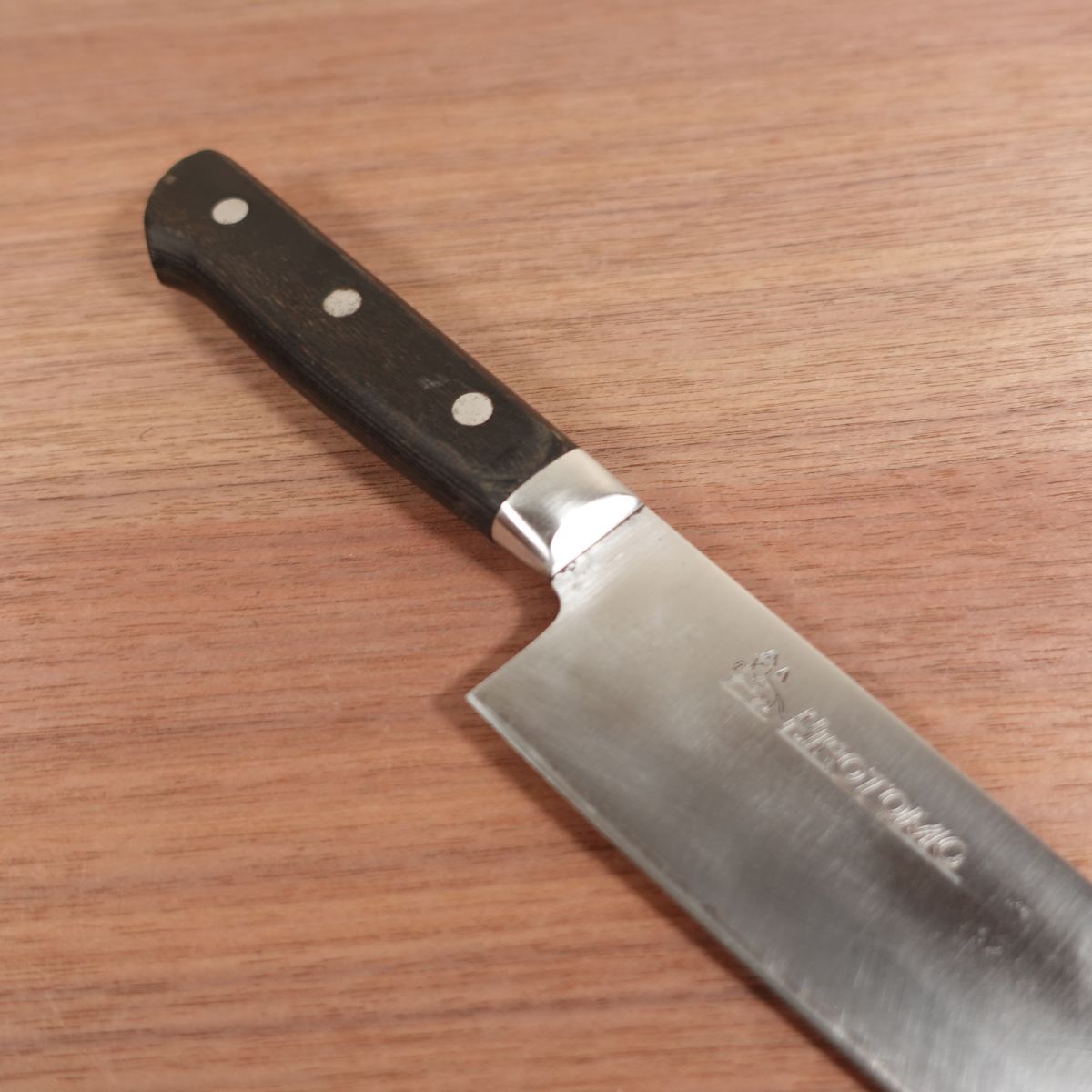 Hirotomo Gyuto Knife, Sharpened, HIROTOMO, All-Purpose Knife, Laminated Carbon Steel, Horse Logo, A, 180mm