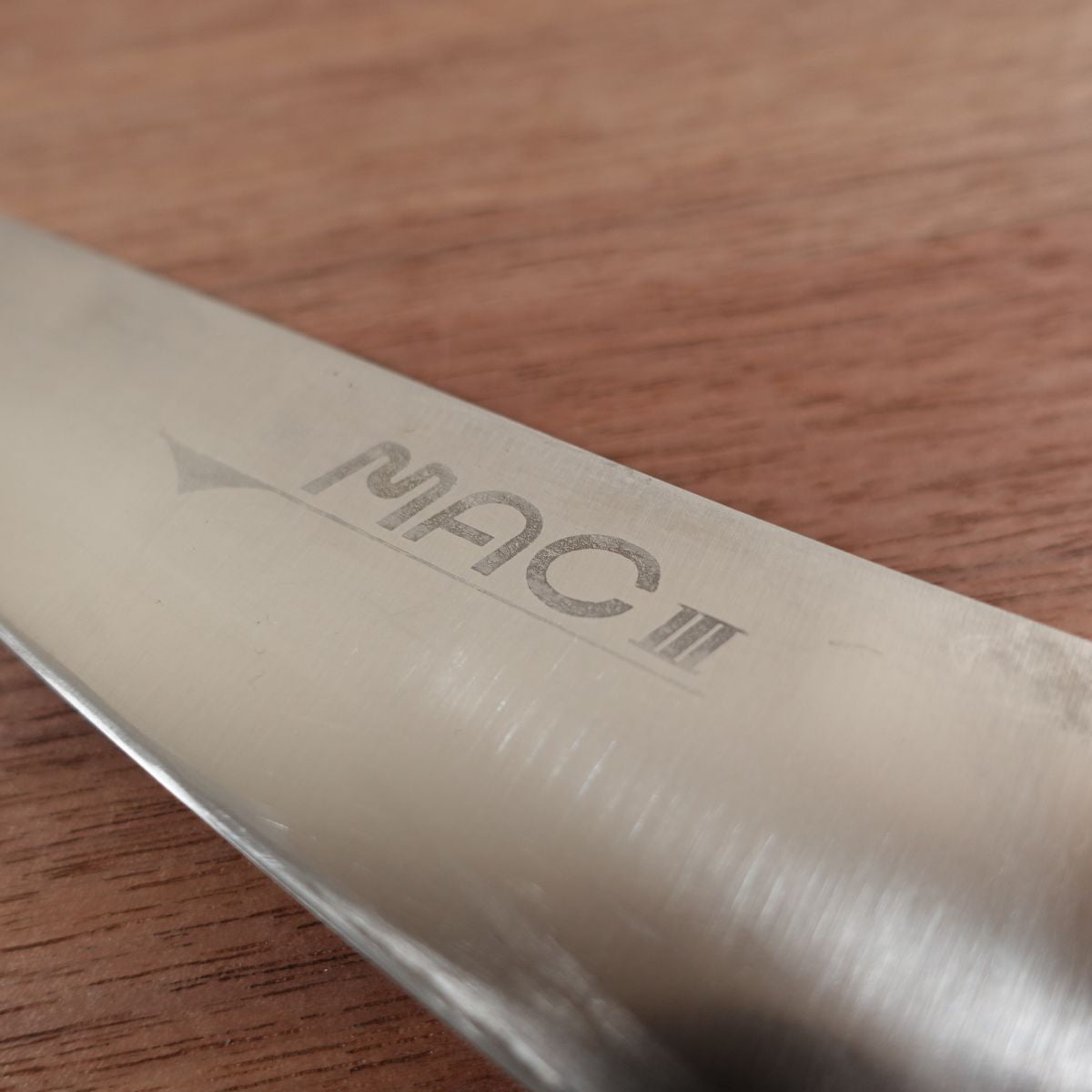 MAC III Santoku Knife, Sharpened, All-Purpose Knife, Stainless Steel, Maku, Handle Gouge, 170mm